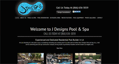 Desktop Screenshot of jdesignspoolandspa.com